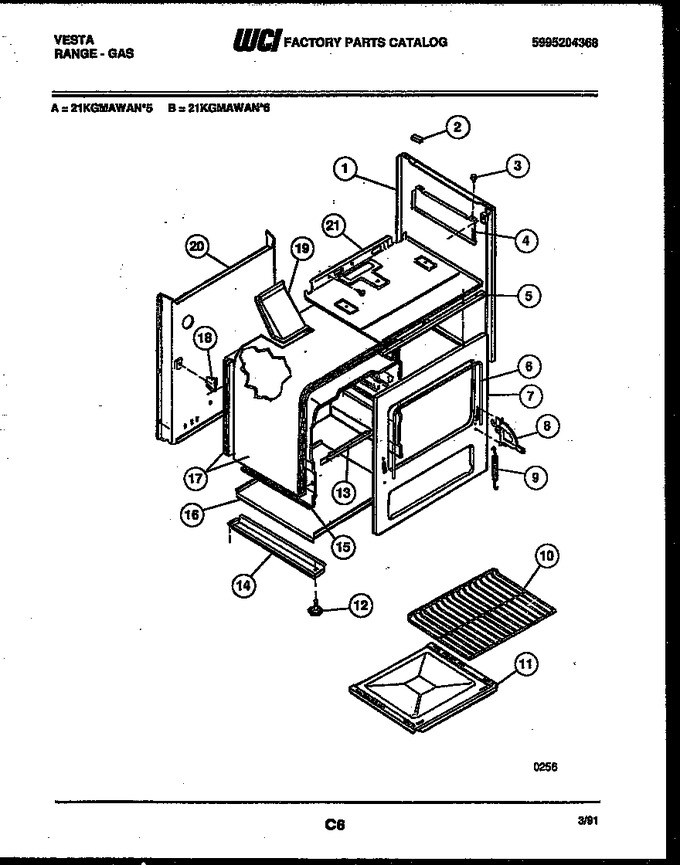 Diagram for 21KGMAWAN5-66