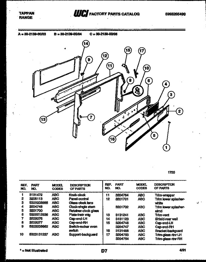 Diagram for 30-2139-00-03