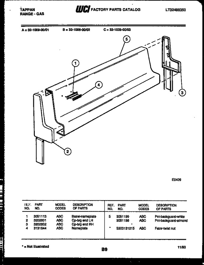 Diagram for 32-1009-00-01