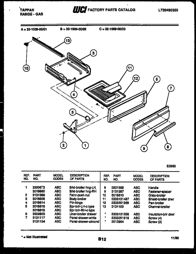 Diagram for 32-1009-00-01