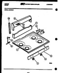 Diagram for 02 - Backguard And Cooktop Parts