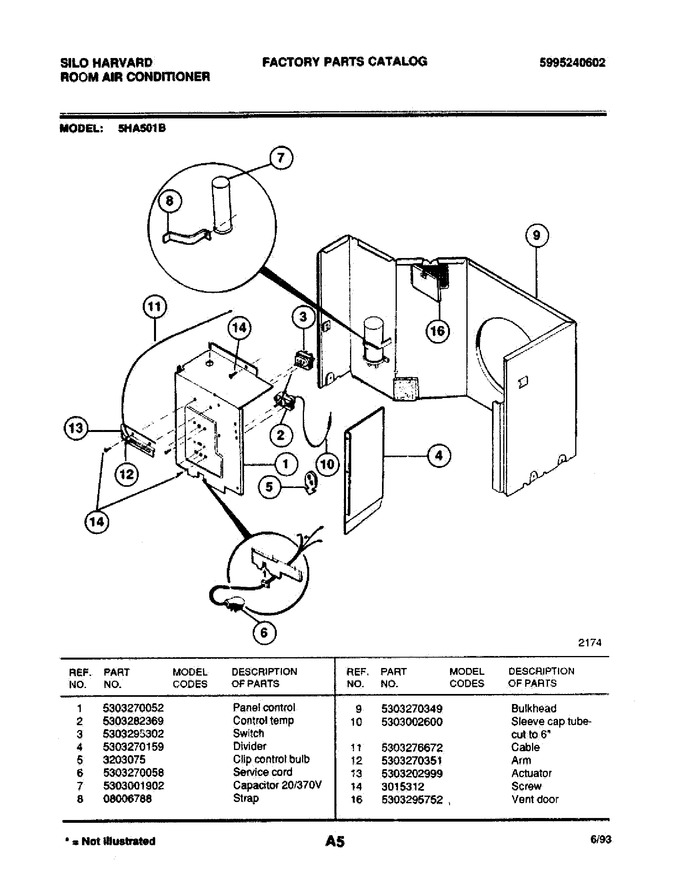 Diagram for 5HA501B