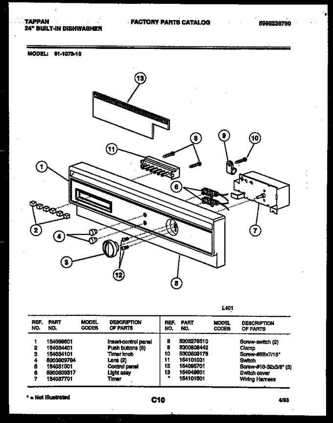 Diagram for 61-1073-10-00