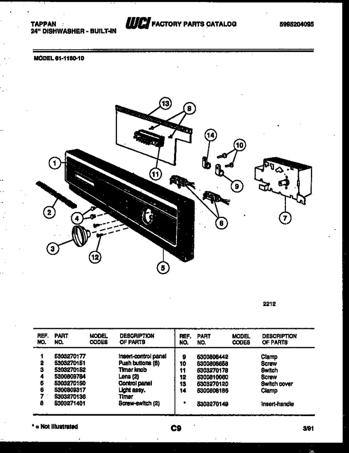 Diagram for 61-1160-00