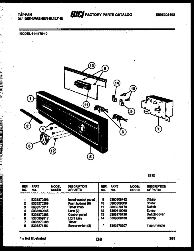 Diagram for 61-1170-10-00