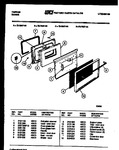 Diagram for 04 - Lower Oven Door Parts