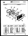 Diagram for 04 - Lower Oven Door Parts