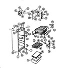 Diagram for 04 - Food Compartment, Shelves, Blower M