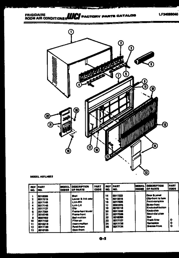 Diagram for A07LH8E2