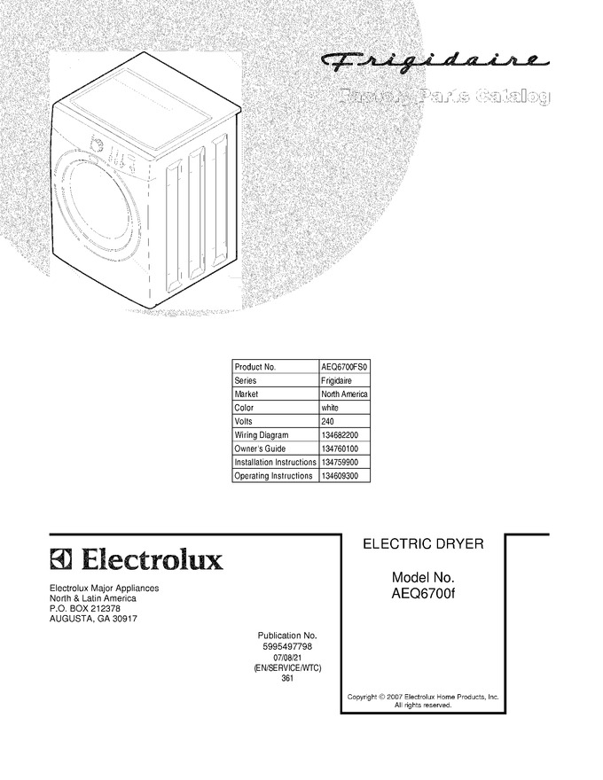 Diagram for AEQ6700FS0