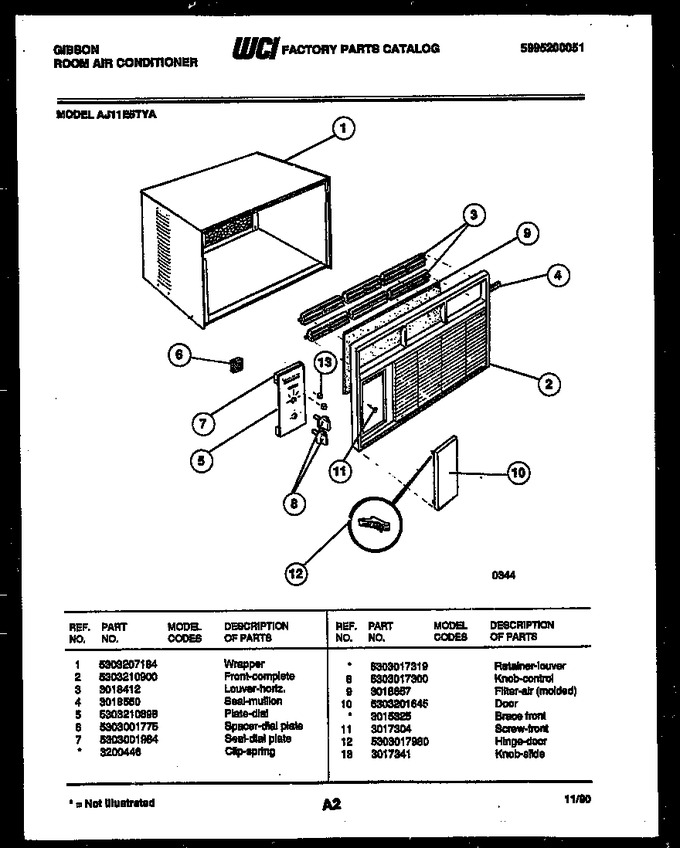 Diagram for AJ11E5TYA