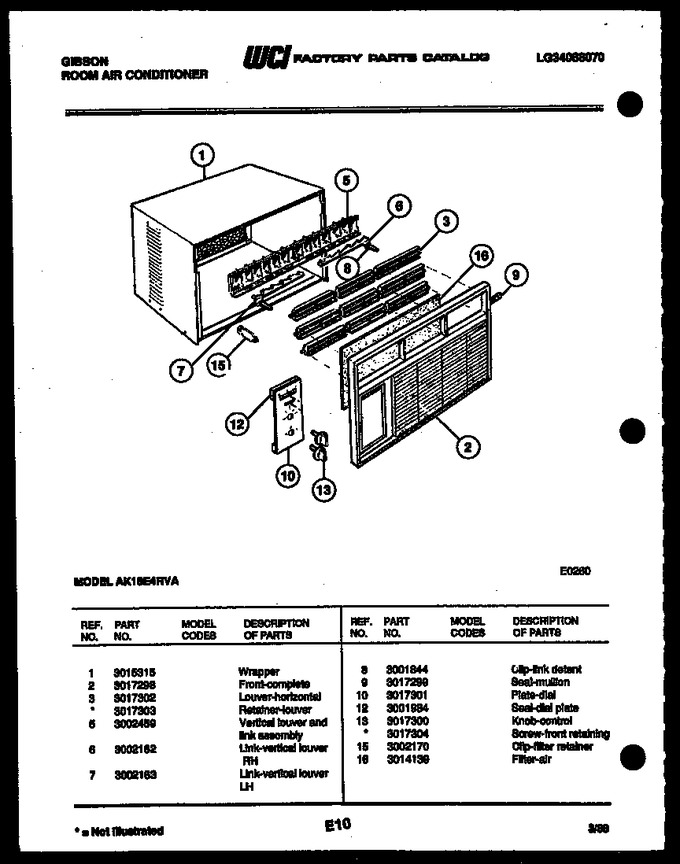 Diagram for AK18E4RVA