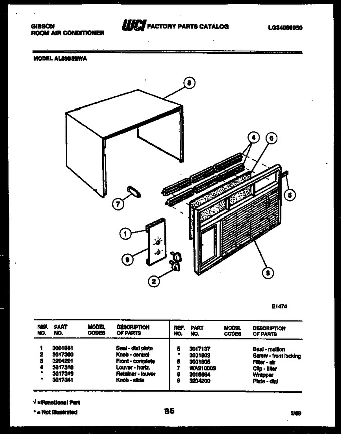 Diagram for AL08B5EWA