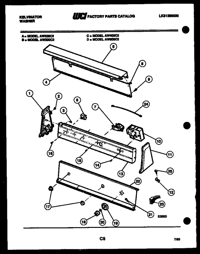 Diagram for AW400C2W