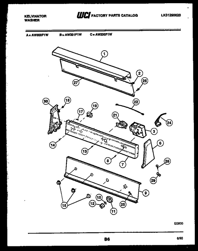 Diagram for AW301F1W