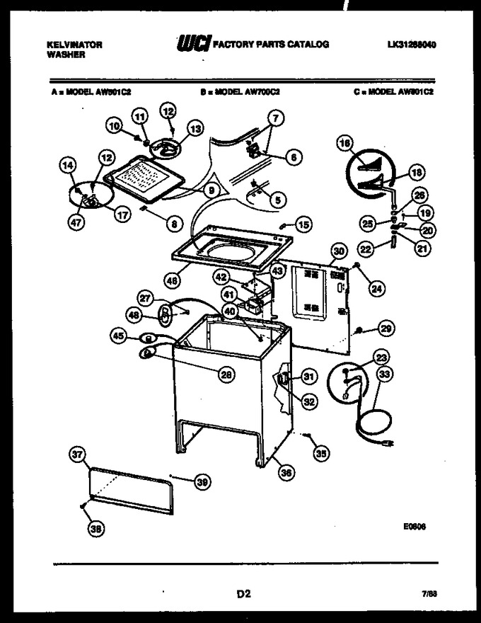 Diagram for AW801C2W