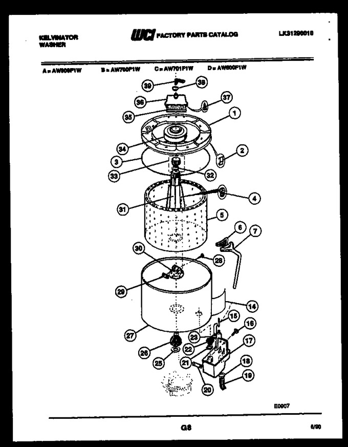 Diagram for AW600F1T