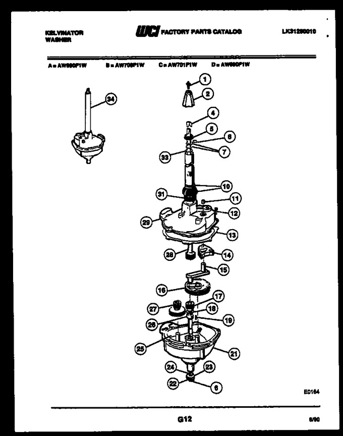 Diagram for AW900F1W