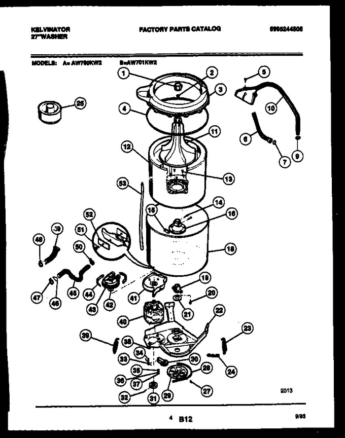 Diagram for AW701KD2