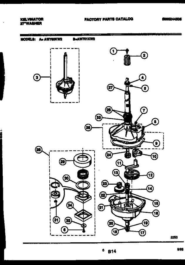 Diagram for AW700KW2