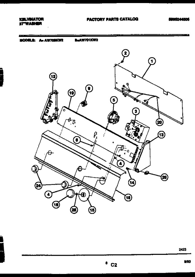 Diagram for AW701KW2