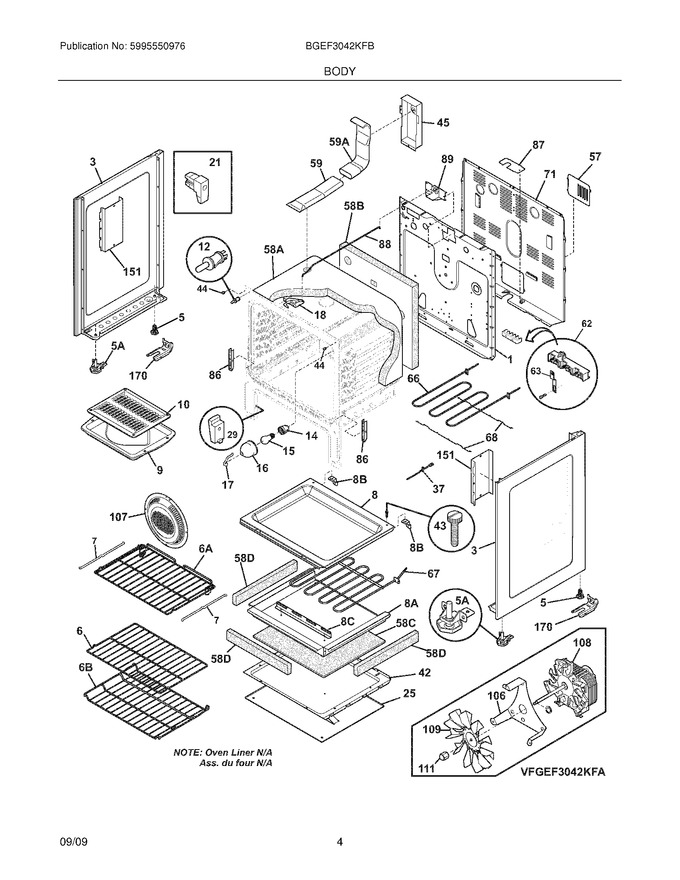 Diagram for BGEF3042KFB