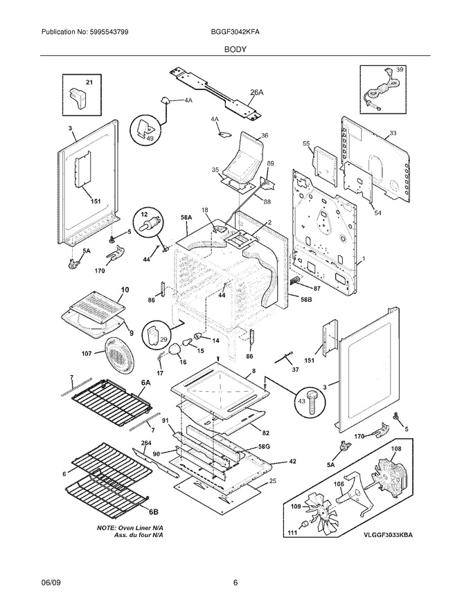 Diagram for BGGF3042KFA