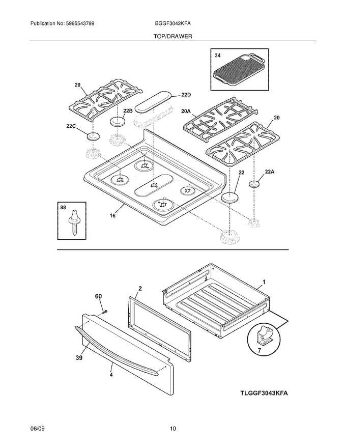 Diagram for BGGF3042KFA