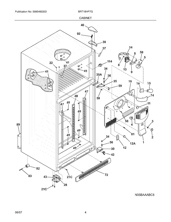 Diagram for BRT18HP7GW0