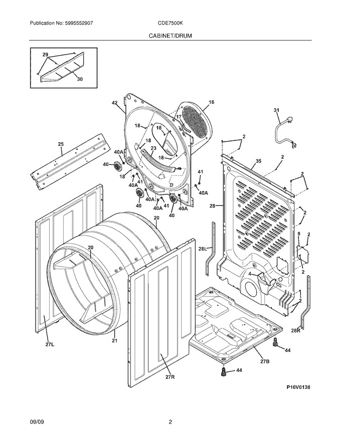 Diagram for CDG7500KW0