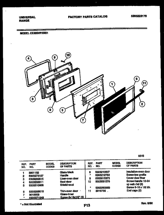 Diagram for CE303VP2W01-00