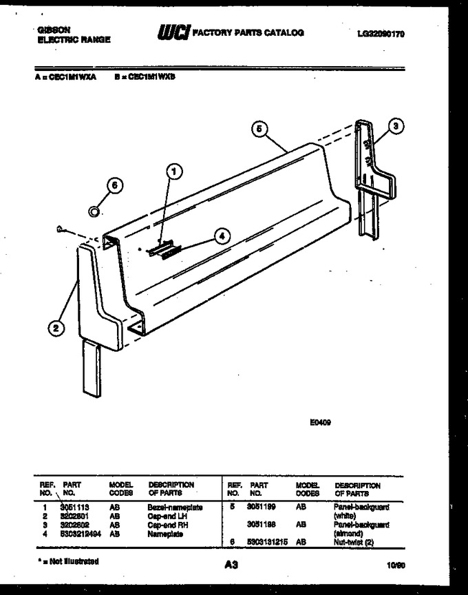 Diagram for CEC1M1WXA