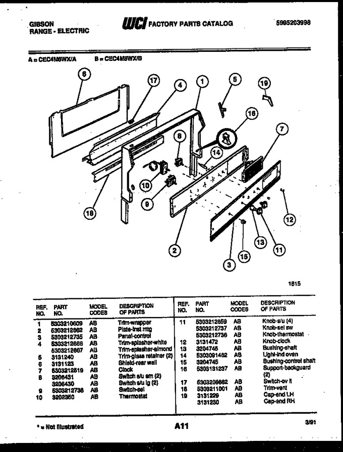 Diagram for CEC4M6WXA