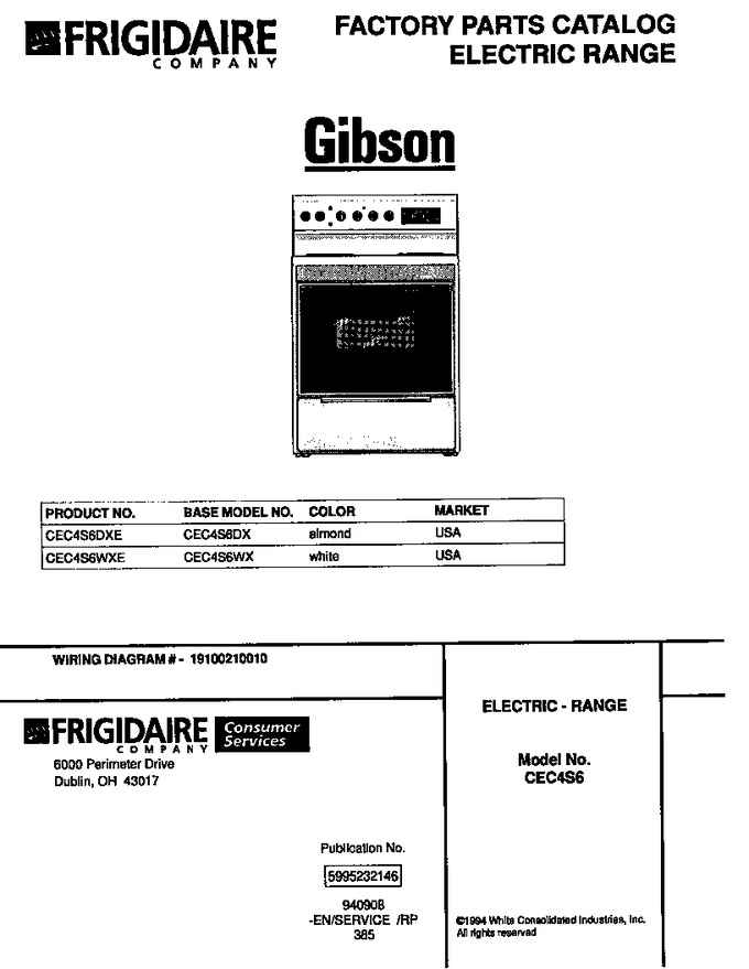 Diagram for CEC4S6WXE