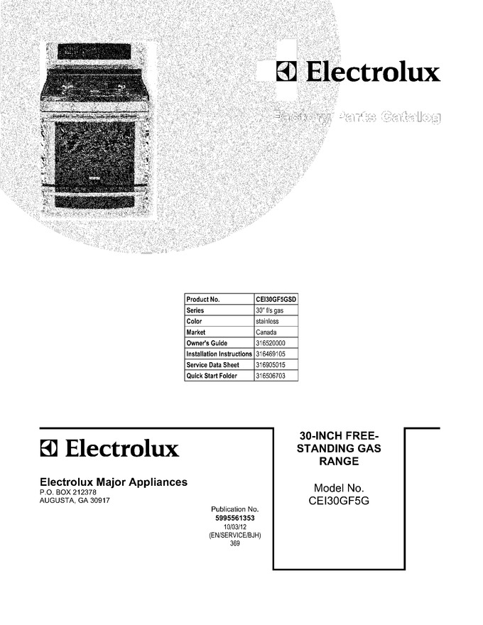 Diagram for CEI30GF5GSD