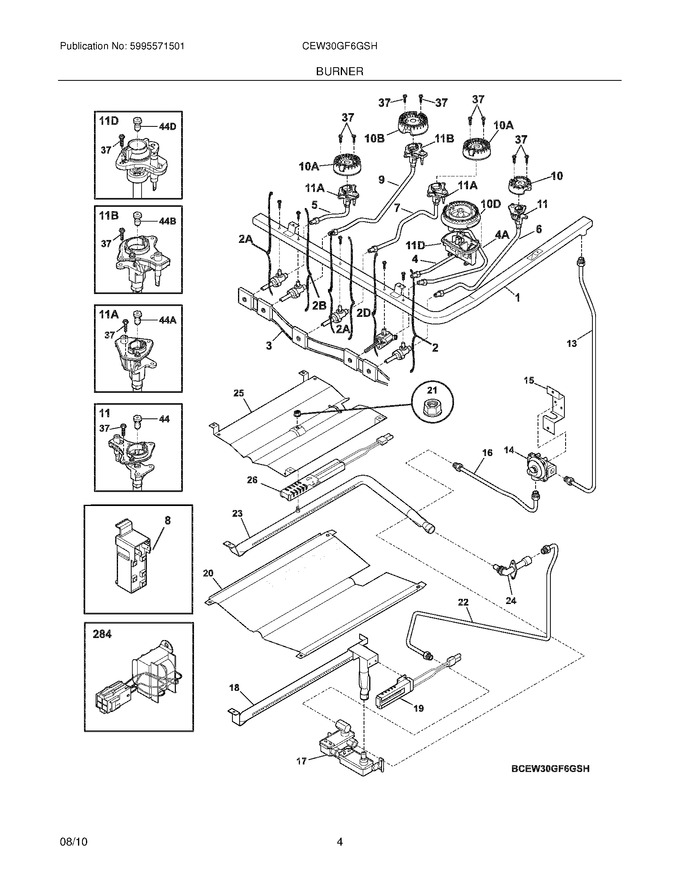 Diagram for CEW30GF6GSH