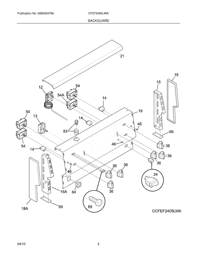 Diagram for CFEF2405LWA