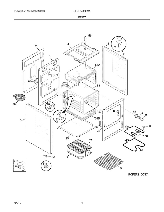 Diagram for CFEF2405LWA