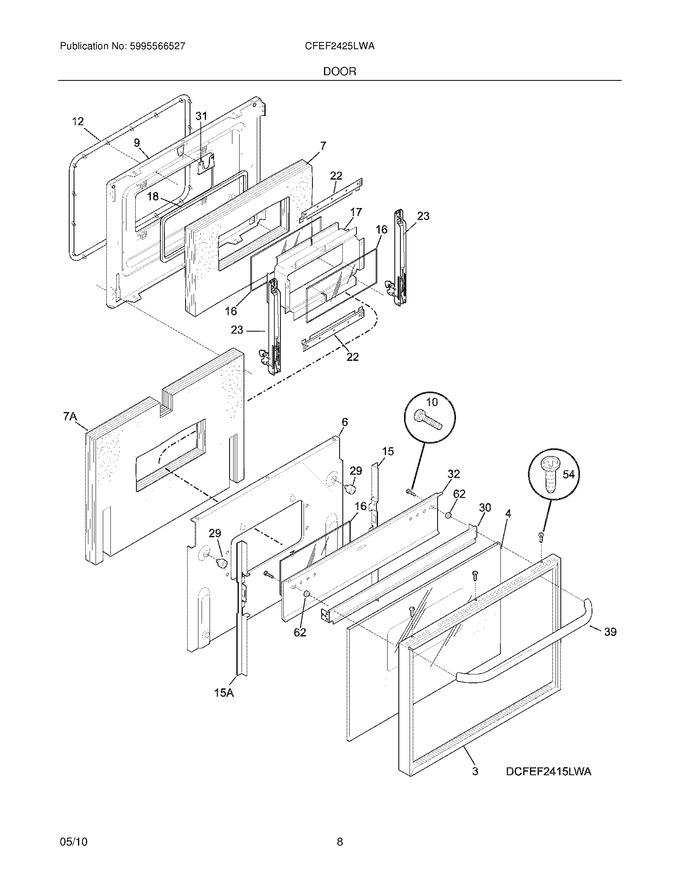 Diagram for CFEF2425LWA