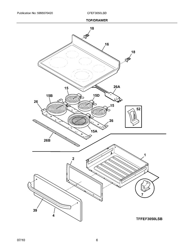 Diagram for CFEF3050LSD