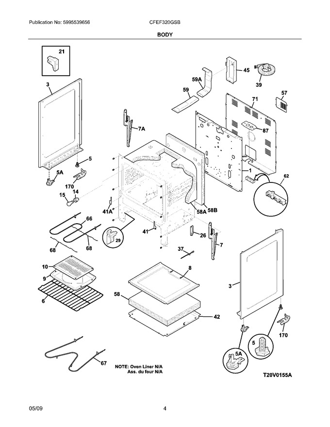 Diagram for CFEF320GSB