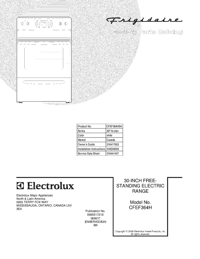 Diagram for CFEF364HSA