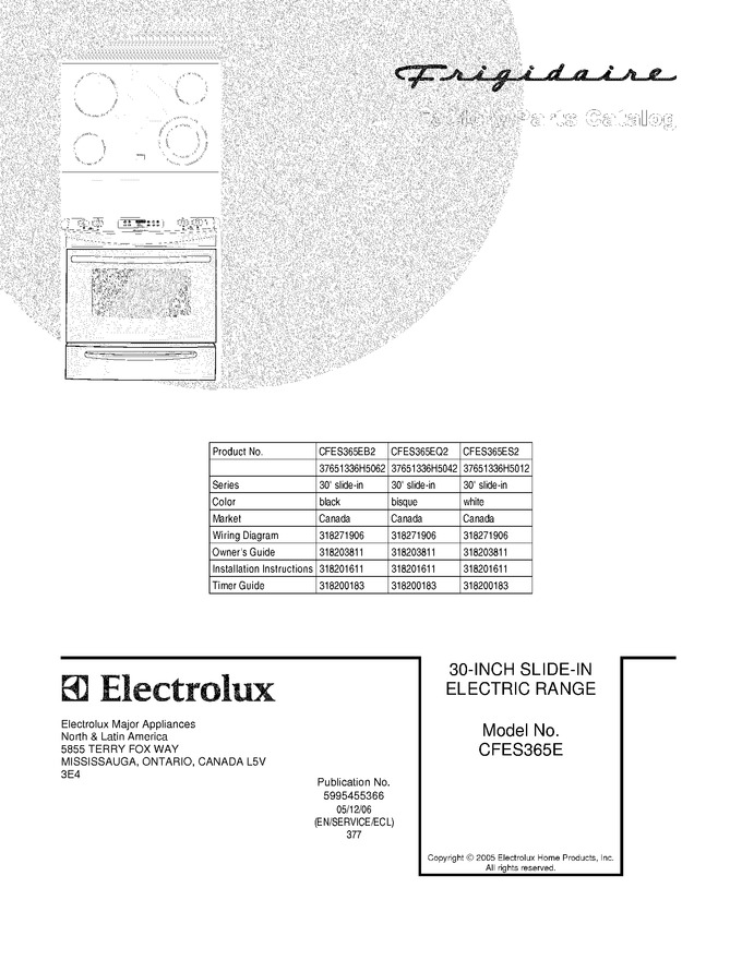 Diagram for CFES365EQ2