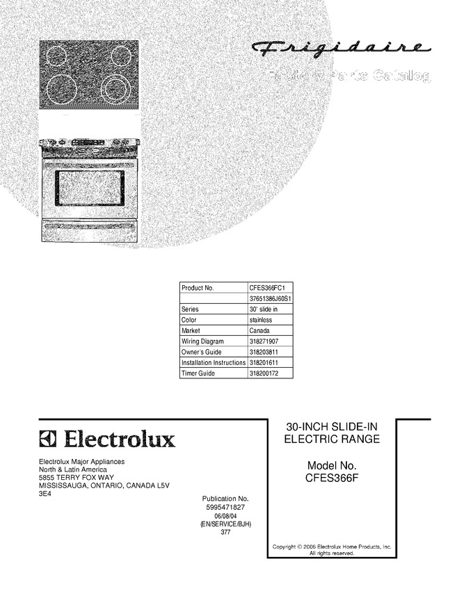 Diagram for CFES366FC1