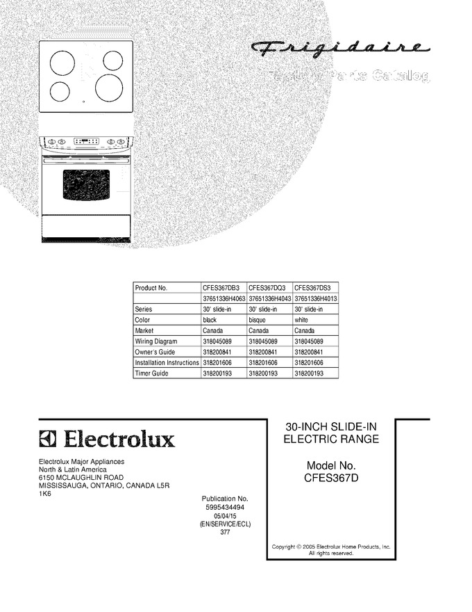 Diagram for CFES367DQ3