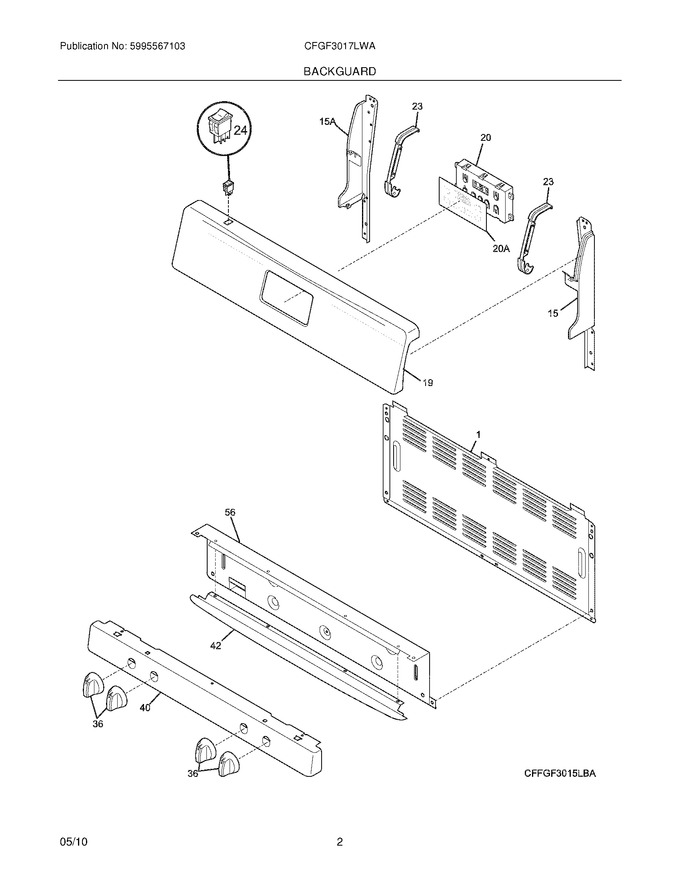 Diagram for CFGF3017LWA