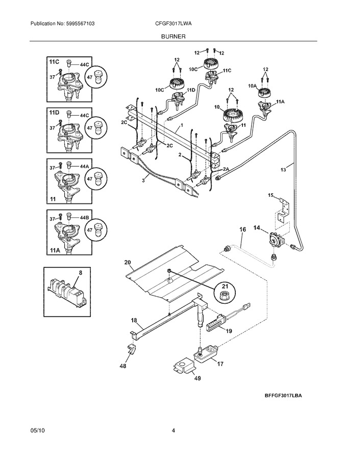 Diagram for CFGF3017LWA