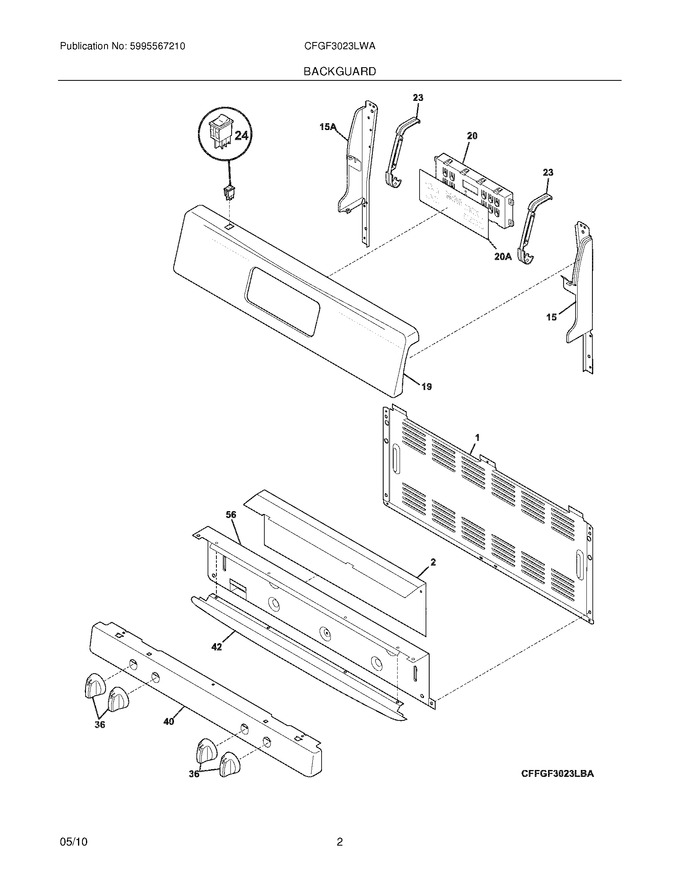 Diagram for CFGF3023LWA