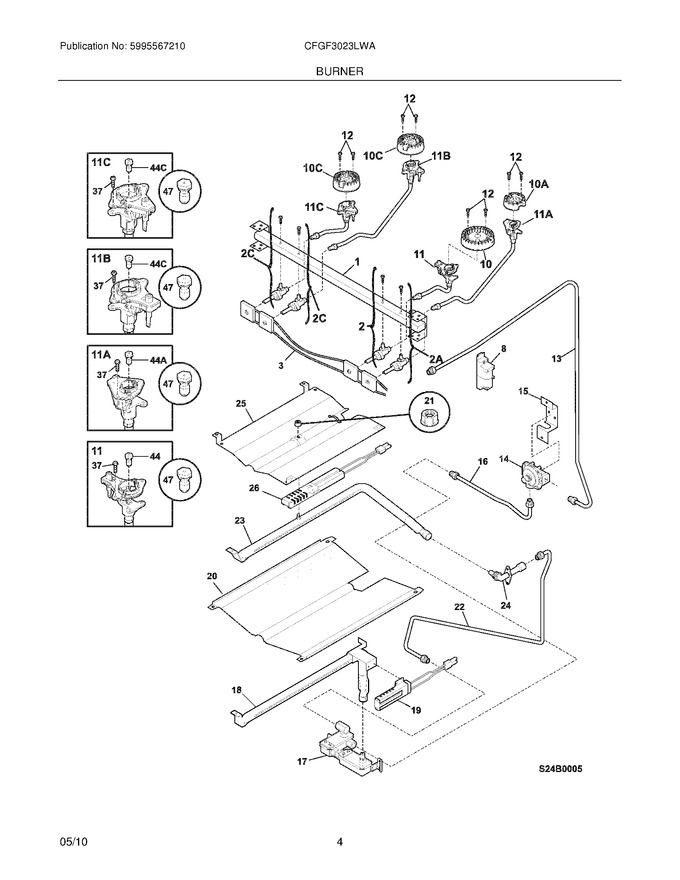 Diagram for CFGF3023LWA