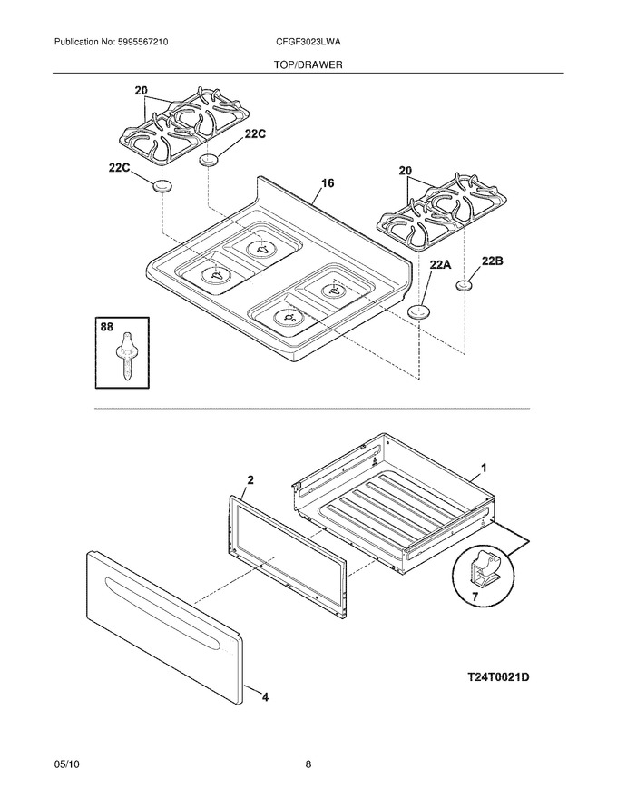 Diagram for CFGF3023LWA